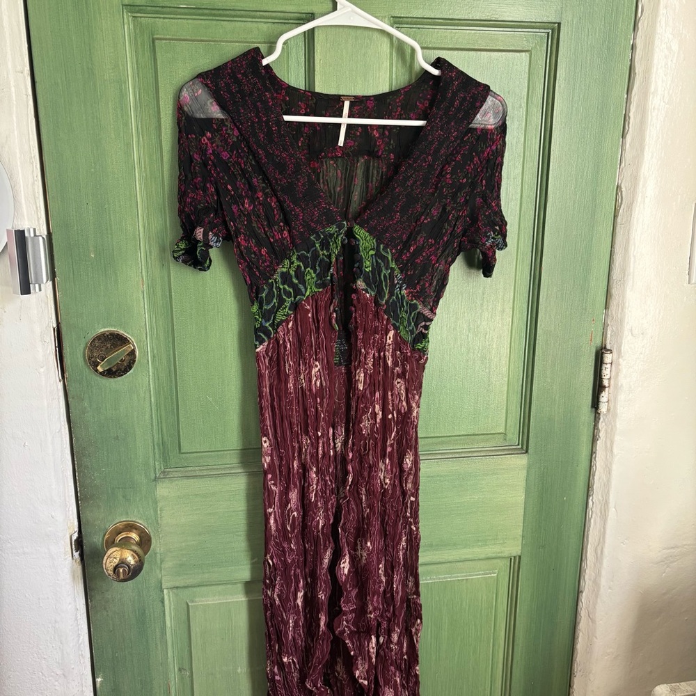 Free People Sheer Maxi Top - Picture 2 of 5